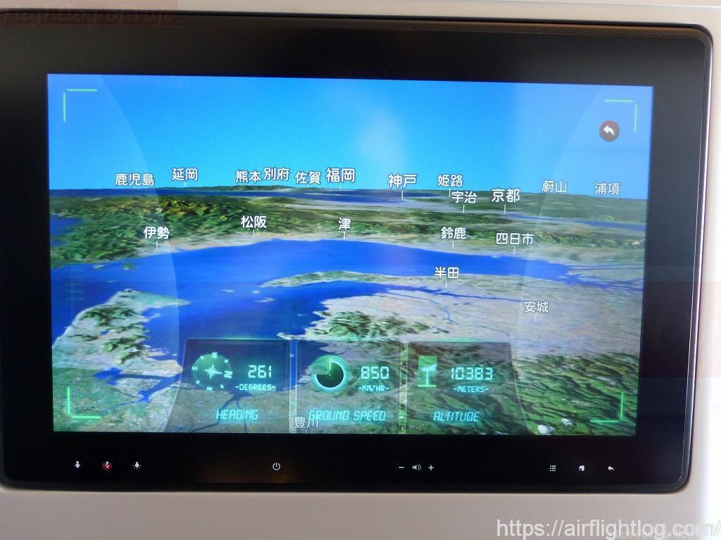 JAL SKYSUITEⅢ モニター