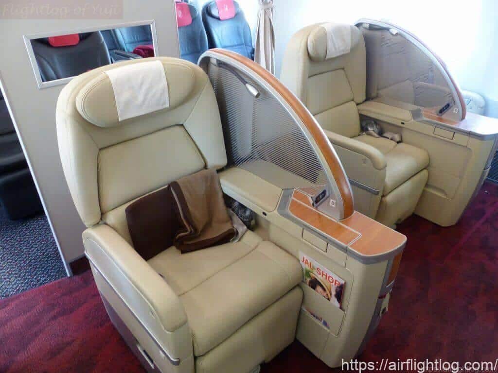 JAL国内線ファーストクラス（B767）