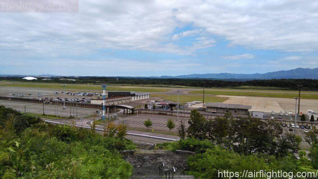 秋田空港全景