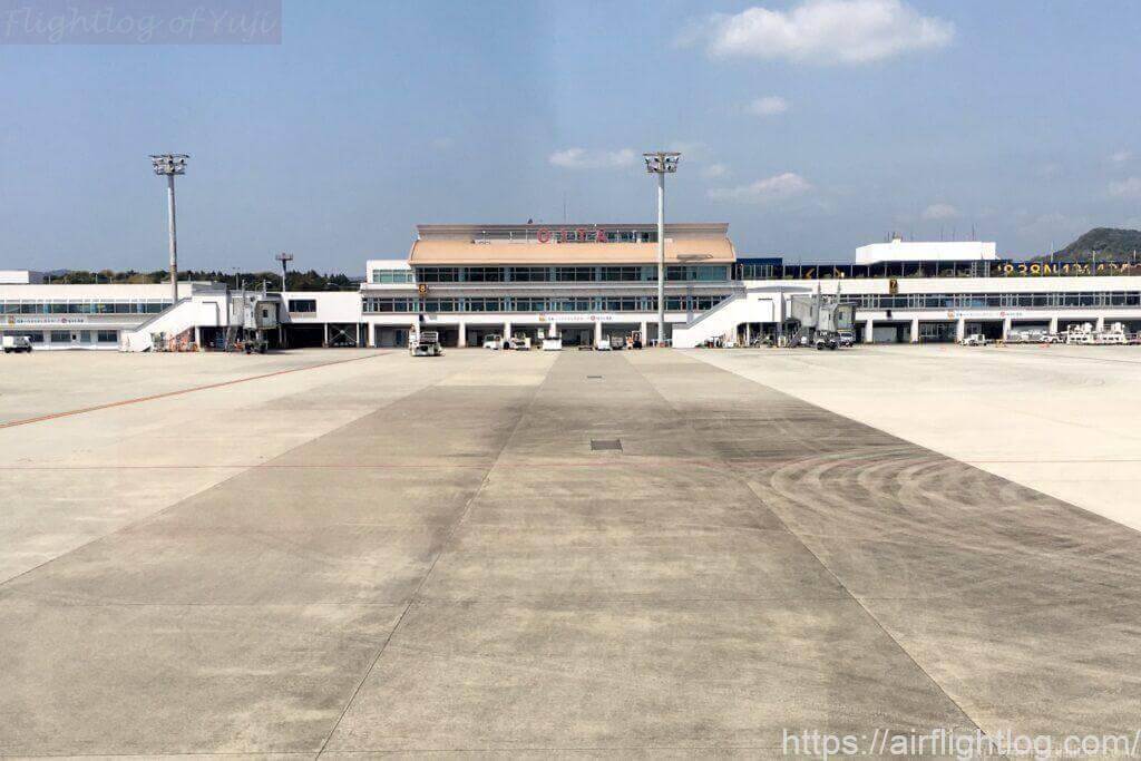 大分空港エプロン
