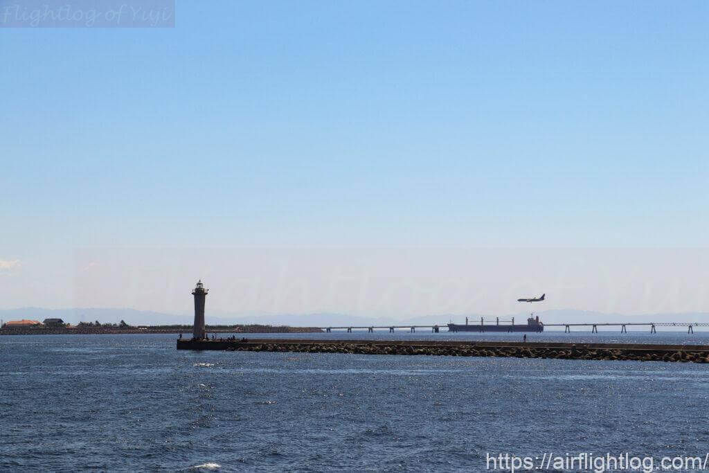 神戸空港ランディング