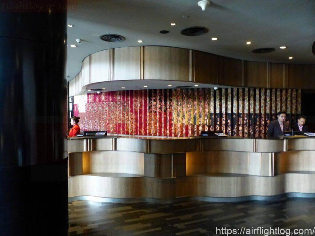 シンガポール・クラウンプラザチャンギエアポート レセプション