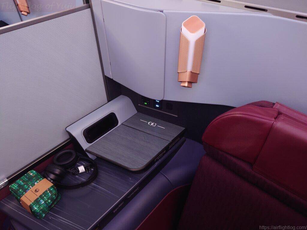 A350-1000ビジネスクラスシート周辺
