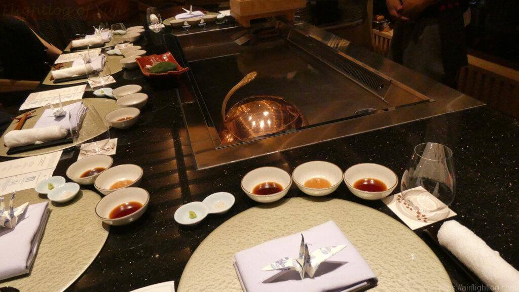 オークラクルーズ（船内鉄板焼きブース）