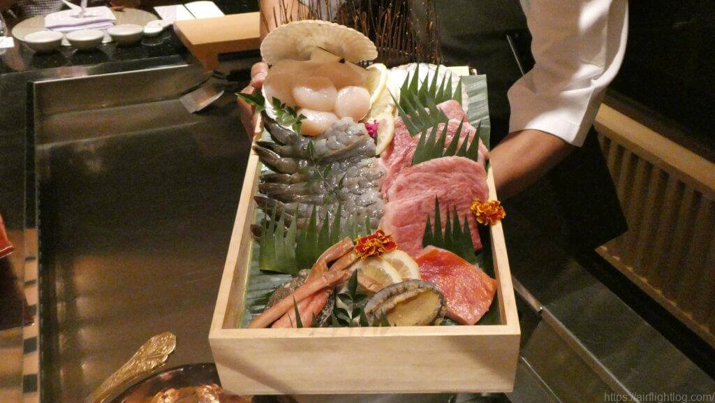 オークラクルーズ（船内鉄板焼き食材）