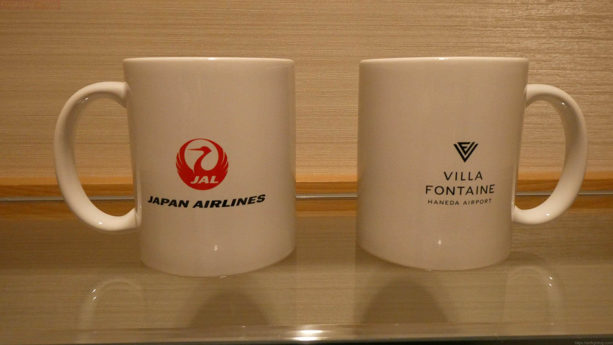 『ヴィラフォンテーヌ グランド 羽田空港』JALコラボルーム マグカップ
