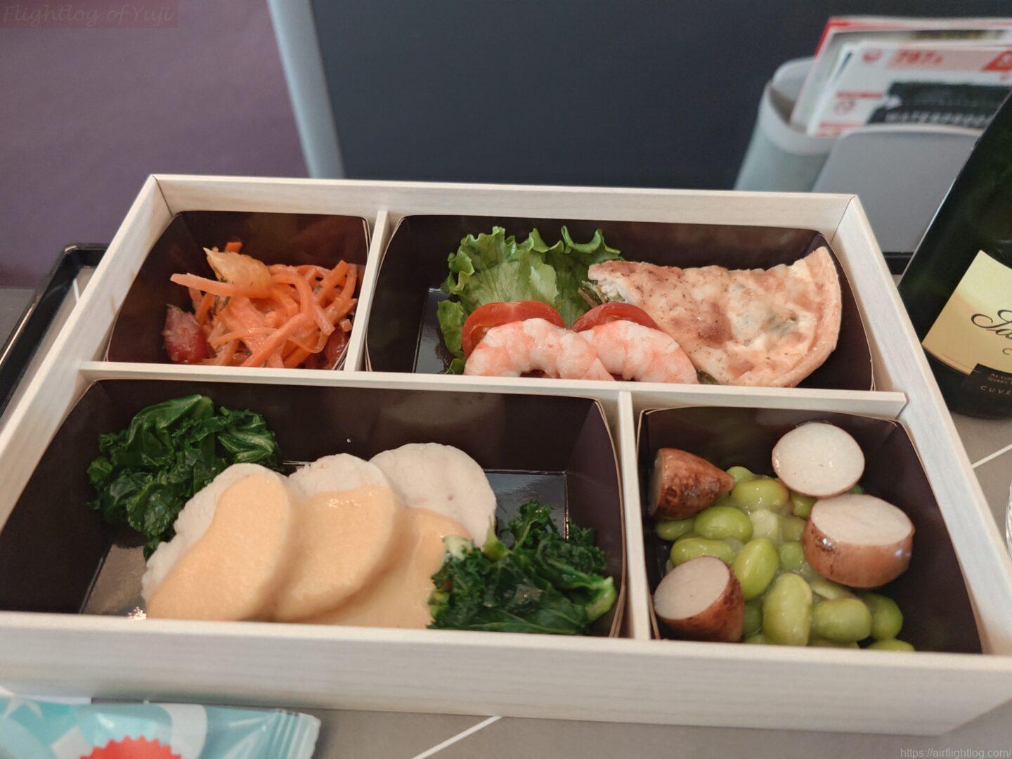 JAL国内線ファーストクラス伊丹線機内食